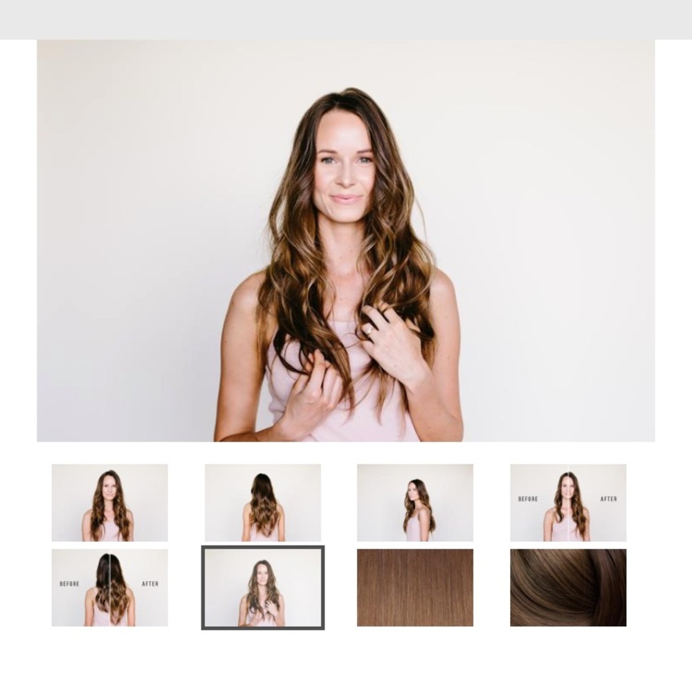 Barefoot Blonde Clip in hair extensions NEVER WORN